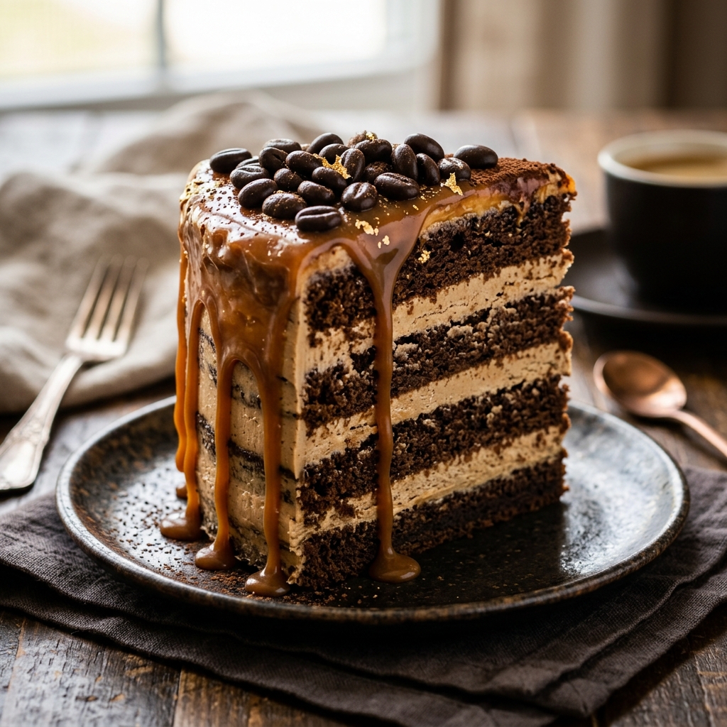 Coffee Caramel Cake